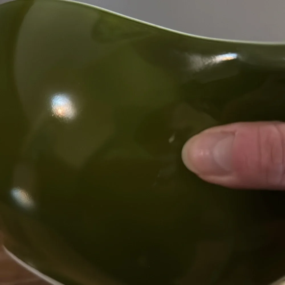 Gorgeous Avocado Green Pyrex Cinderella  Mixing Bowl-4 Quart-#444-Vintage